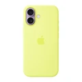 Чехол Apple iPhone 17 Silicone Case with MagSafe (MGEV4) неоновый жёлтый (Neon Yellow)