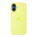Чехол Apple iPhone 17 Silicone Case with MagSafe (MGEV4) неоновый жёлтый (Neon Yellow)