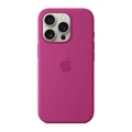 Чехол Apple iPhone 16 Pro Silicone Case with MagSafe (MYYN3) фуксия (Fuchsia)