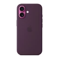Чехол Apple iPhone 16 Silicone Case with MagSafe (MYY43) сливовый (Plum)