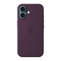 Чехол Apple iPhone 16 Silicone Case with MagSafe (MYY43) сливовый (Plum)