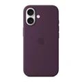 Чехол Apple iPhone 16 Silicone Case with MagSafe (MYY43) сливовый (Plum)