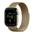 Ремешок Apple Watch Milanese Loop 46 мм M/L (MJNQ4) сияющее золото (Radiant Gold)