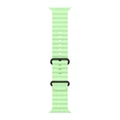 Ремешок Apple Watch Ocean Band 49 мм (MGCL4) неоновый зелёный (Neon Green), чёрная фурнитура