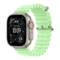 Ремешок Apple Watch Ocean Band 49 мм (MGCF4) неоновый зелёный (Neon Green), натуральная фурнитура