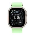 Ремешок Apple Watch Ocean Band 49 мм (MGCF4) неоновый зелёный (Neon Green), натуральная фурнитура