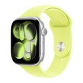 Ремешок Apple Watch Sport Band 46 мм S/M (MFGV4) неоновый жёлтый (Neon Yellow)