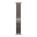 Ремешок Apple Watch Titanium Milanese Loop 49 мм L (MK0E4) натуральный титан (Natural Titanium)