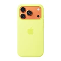 Чехол Apple iPhone 17 Pro Silicone Case with MagSafe (MGFF4) неоновый жёлтый (Neon Yellow)