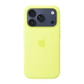 Чехол Apple iPhone 17 Pro Silicone Case with MagSafe (MGFF4) неоновый жёлтый (Neon Yellow)