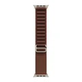 Ремешок Apple Watch Alpine Loop 49 мм M (MK7E4) бордовый (Burgundy), натуральная фурнитура