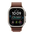 Ремешок Apple Watch Alpine Loop 49 мм M (MK7E4) бордовый (Burgundy), натуральная фурнитура