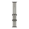 Ремешок Apple Watch Ocean Band 49 мм (MKAQ4) полупрозрачный серый (Translucent Grey), чёрная фурнитура