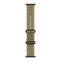 Ремешок Apple Watch Ocean Band 49 мм (MKAV4) полупрозрачный ламинария (Translucent Kelp), чёрная фурнитура