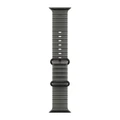 Ремешок Apple Watch Ocean Band 49 мм (MKAY4) полупрозрачный чёрный (Translucent Black), чёрная фурнитура