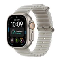 Ремешок Apple Watch Ocean Band 49 мм (MK7K4) полупрозрачный серый (Translucent Grey), натуральная фурнитура