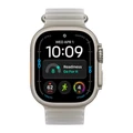 Ремешок Apple Watch Ocean Band 49 мм (MK7K4) полупрозрачный серый (Translucent Grey), натуральная фурнитура