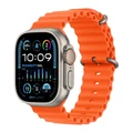 Ремешок Apple Watch Ocean Band 49 мм (MT653) оранжевый (Orange), натуральная фурнитура