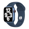Ремешок Apple Watch Sport Band 41 мм (MKUE3) синяя бездна (Abyss Blue)