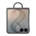 Чехол Samsung Silicone Ring Magnet Case для Galaxy Z Flip 8 графитовый (Graphite)