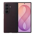 Чехол Samsung Carbon Magnet Case для Galaxy Z Fold 8 Ultra тёмно-бордовый (Violet)