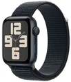 Умные часы Apple Watch SE (2023) 44 мм, корпус алюминий тёмная ночь (Midnight), ремешок Sport Loop тёмная ночь (Midnight)