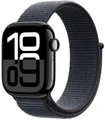 Умные часы Apple Watch Series 10 42 мм, корпус алюминий глубокий чёрный (Jet Black), ремешок Sport Loop чёрный (Black)