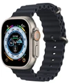 Умные часы Apple Watch Ultra 49 мм, корпус титан (Titanium), ремешок Ocean Band тёмная ночь (Midnight)