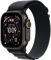 Умные часы Apple Watch Ultra 3 49 мм, корпус чёрный титан (Black Titanium), ремешок Alpine Loop чёрный (Black) M