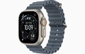 Умные часы Apple Watch Ultra 3 49 мм, корпус титан (Titanium), ремешок Ocean Band синий (Anchor Blue)