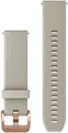 Ремешок Garmin Quick Release 20 мм Light Sand Silicone with Rose Gold Hardware