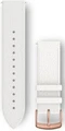 Ремешок Garmin Quick Release 20 мм White Italian Leather with Rose Gold Hardware