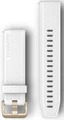 Ремешок Garmin Quick Release 20 мм White Silicone with Light Gold Hardware