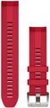 Ремешок Garmin QuickFit 22 мм Silicone MARQ Rubber Strap Plasma Red