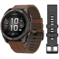 Умные часы Garmin Fenix 8 Pro 51 мм AMOLED Sapphire Carbon Grey DLC Titanium / Chestnut Leather Band