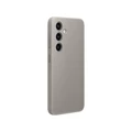 Чехол Samsung Vegan Leather Case для Galaxy S24 серый (Gray)