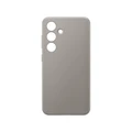 Чехол Samsung Vegan Leather Case для Galaxy S24 серый (Gray)