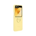Чехол Samsung Silicone Case with Ring для Galaxy Z Flip 6 жёлтый (Yellow)