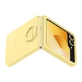 Чехол Samsung Silicone Case with Ring для Galaxy Z Flip 6 жёлтый (Yellow)