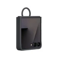 Чехол Samsung Silicone Case Ring для Galaxy Z Flip 7 чёрный (Black)