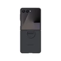 Чехол Samsung Silicone Case Ring для Galaxy Z Flip 7 чёрный (Black)