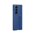 Чехол Samsung Silicone Case для Galaxy Z Fold 7 синий (Blue)