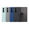 Чехол Samsung Silicone Case для Galaxy Z Fold 7 синий (Blue)