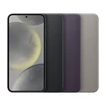 Чехол Samsung Vegan Leather Case для Galaxy S24 Plus чёрный (Black)