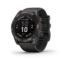 Умные часы Garmin Fenix 7X Pro Sapphire Solar Carbon Gray DLC Titanium серый (Carbon Gray)