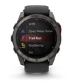 Умные часы Garmin Fenix 8 Pro 51 мм MicroLED Sapphire Carbon Gray DLC Titanium with Black/Pebble Gray Silicone серый (Carbon Gray)