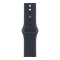 Умные часы Apple Watch Series 12 42 мм, корпус алюминий серый космос (Space Gray), ремешок Sport Band тёмно-синий (Navy Blue) S/M