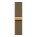 Умные часы Apple Watch Series 12 46 мм, корпус титан полированный сияющее золото (Radiant Gold), ремешок Milanese Loop S/M