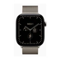 Умные часы Apple Watch Series 12 46 мм, корпус титан полированный натуральный (Natural), ремешок Milanese Loop S/M