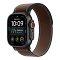 Умные часы Apple Watch Ultra 4 49 мм, корпус чёрный титан (Black Titanium), ремешок Trail Loop тёмная умбра (Dark Umber) M/L